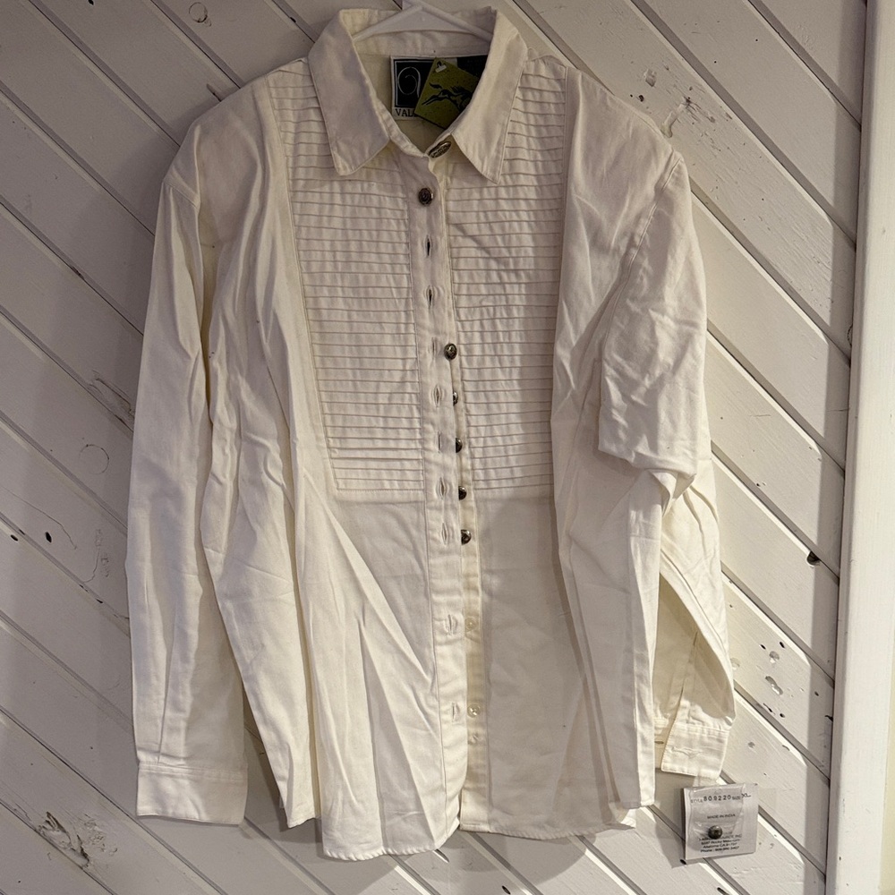 Women's White Button Down Shirt